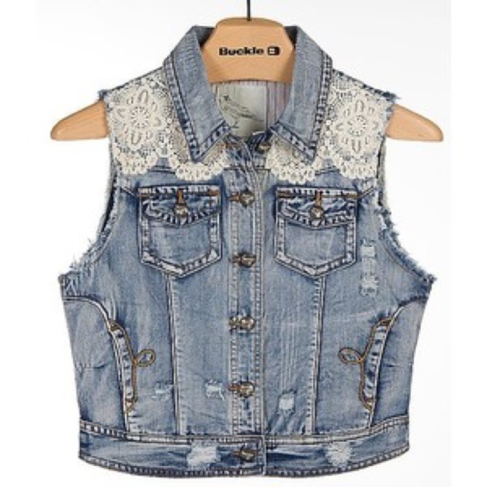 BKE denim vest